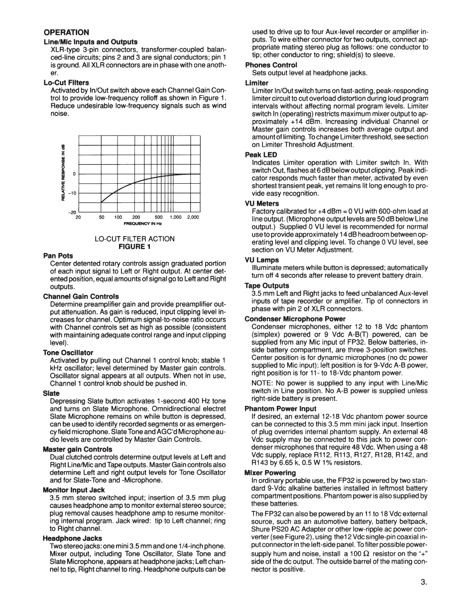 Shure FP32 User Manual | Page 3 / 4