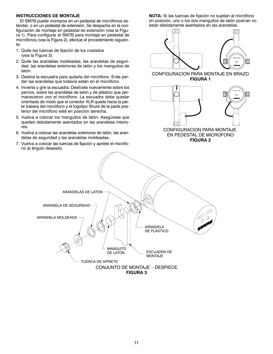 Shure SM7B User Manual | Page 11 / 16