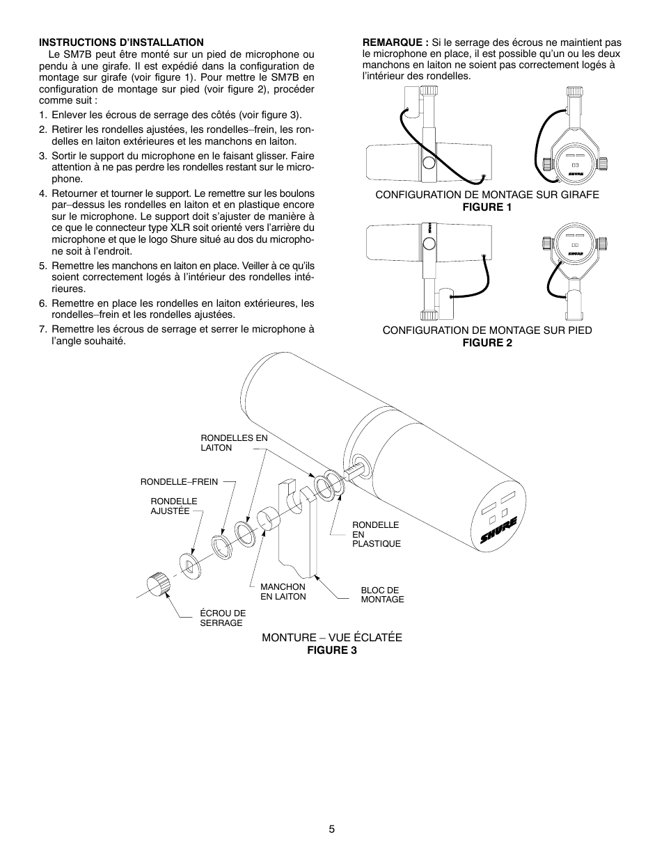 Shure SM7B User Manual | Page 5 / 16