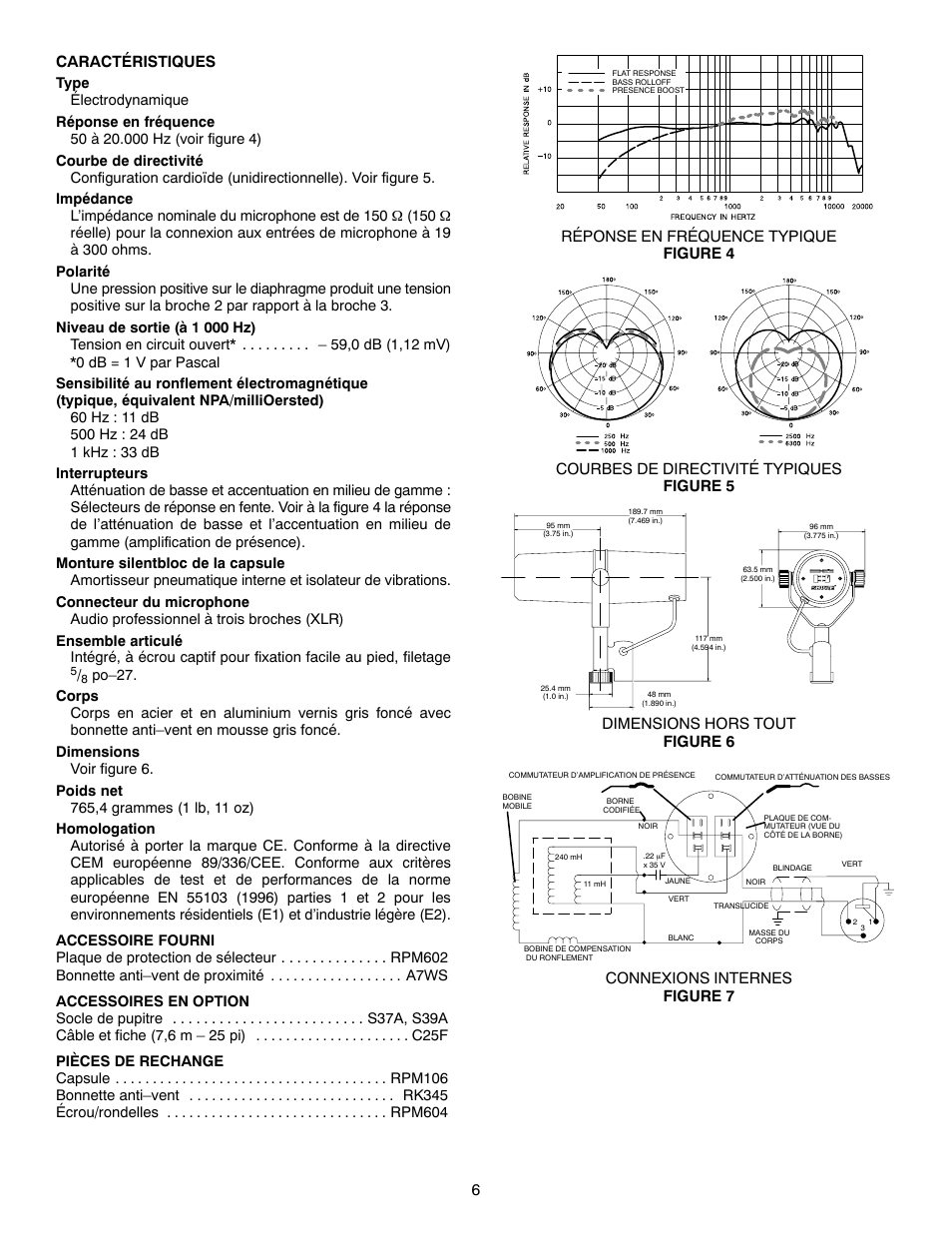 Shure SM7B User Manual | Page 6 / 16