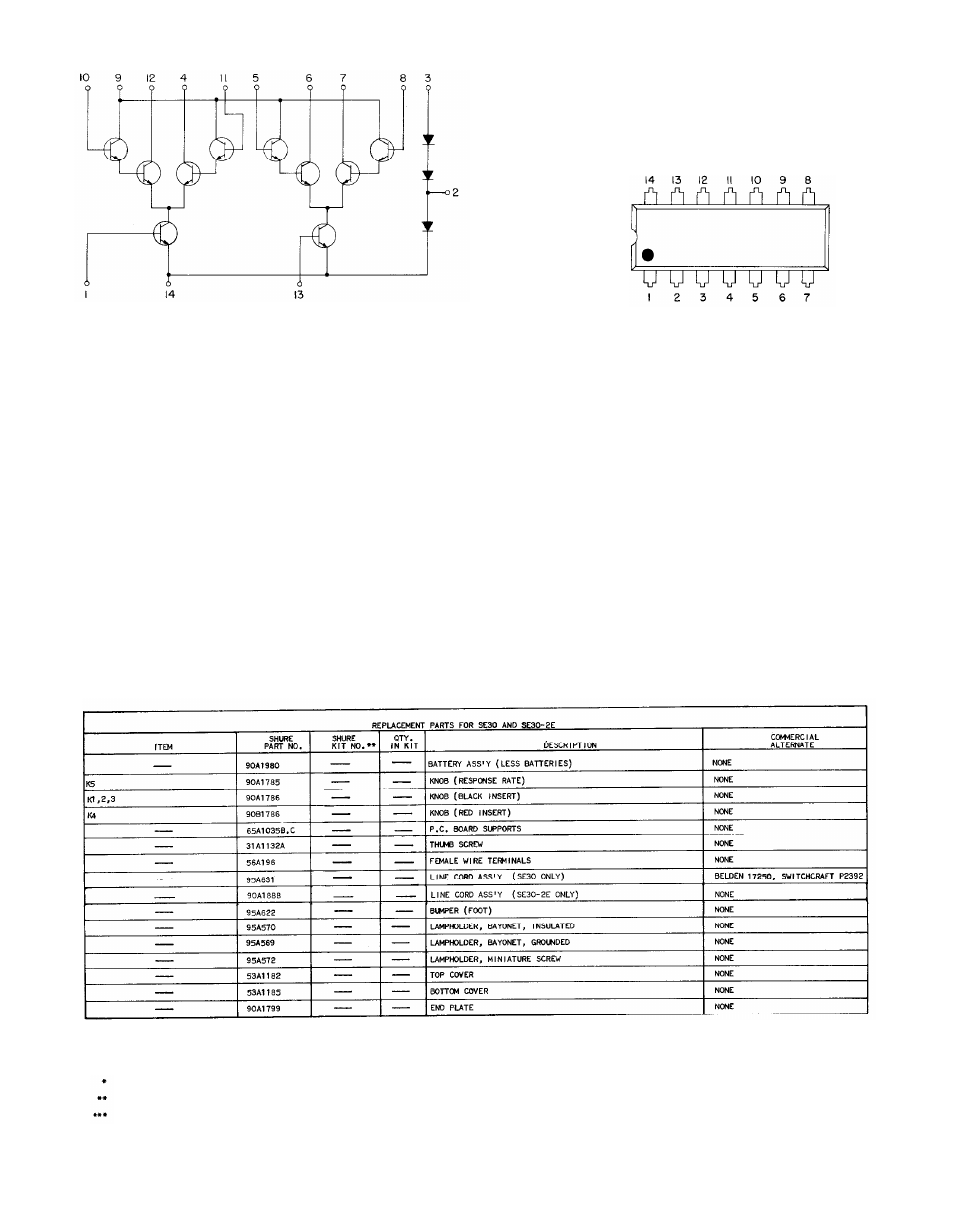 Schematic diagram | Shure SE30 User Manual | Page 16 / 32