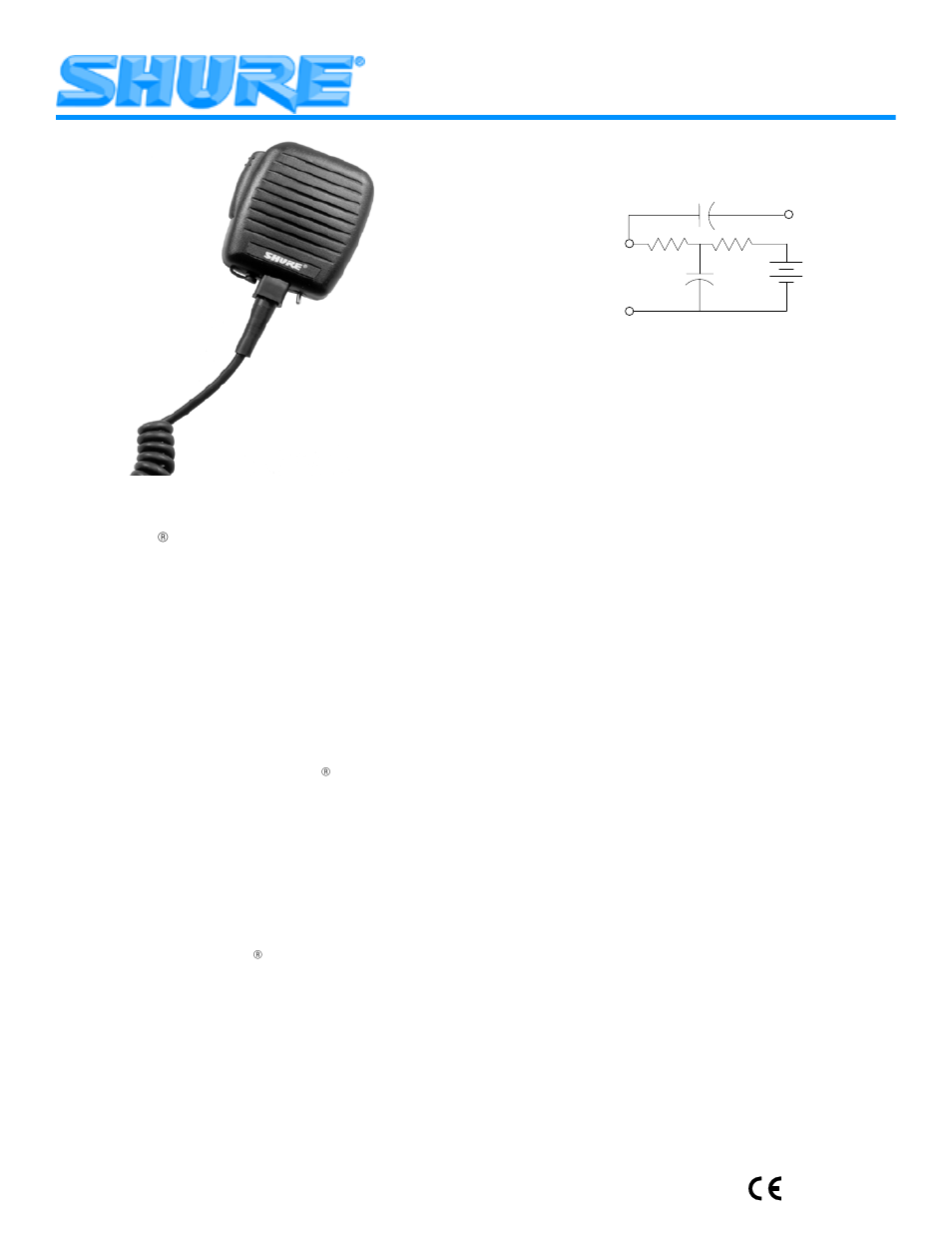 Shure 810 User Manual | 2 pages