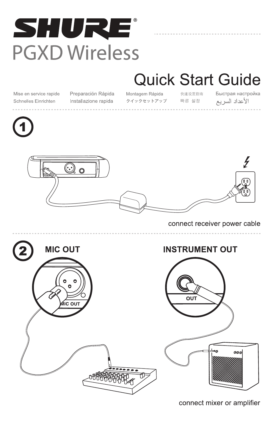 Shure PGXD User Manual | Page 3 / 18