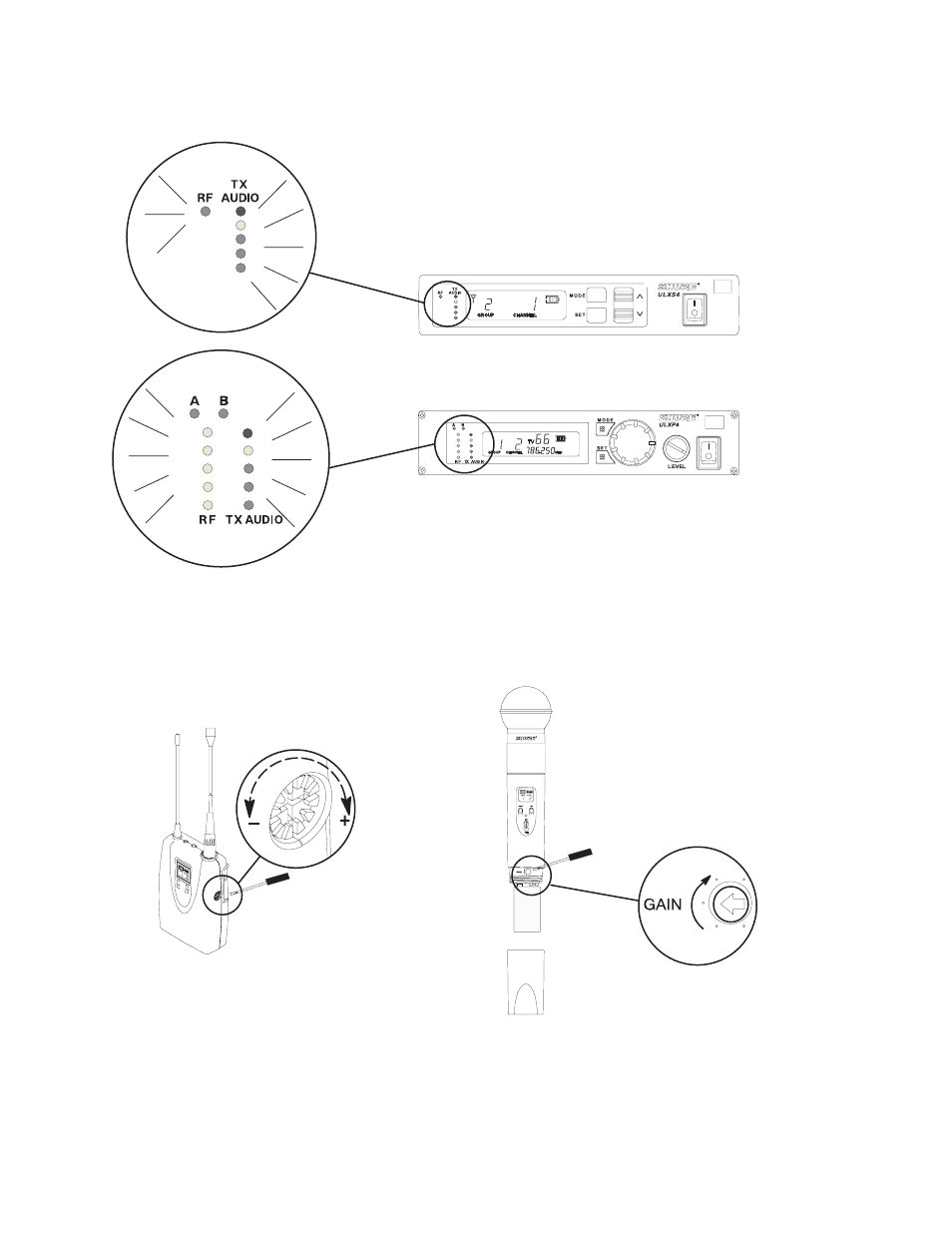 Shure ULX Wireless System User Manual | Page 14 / 28