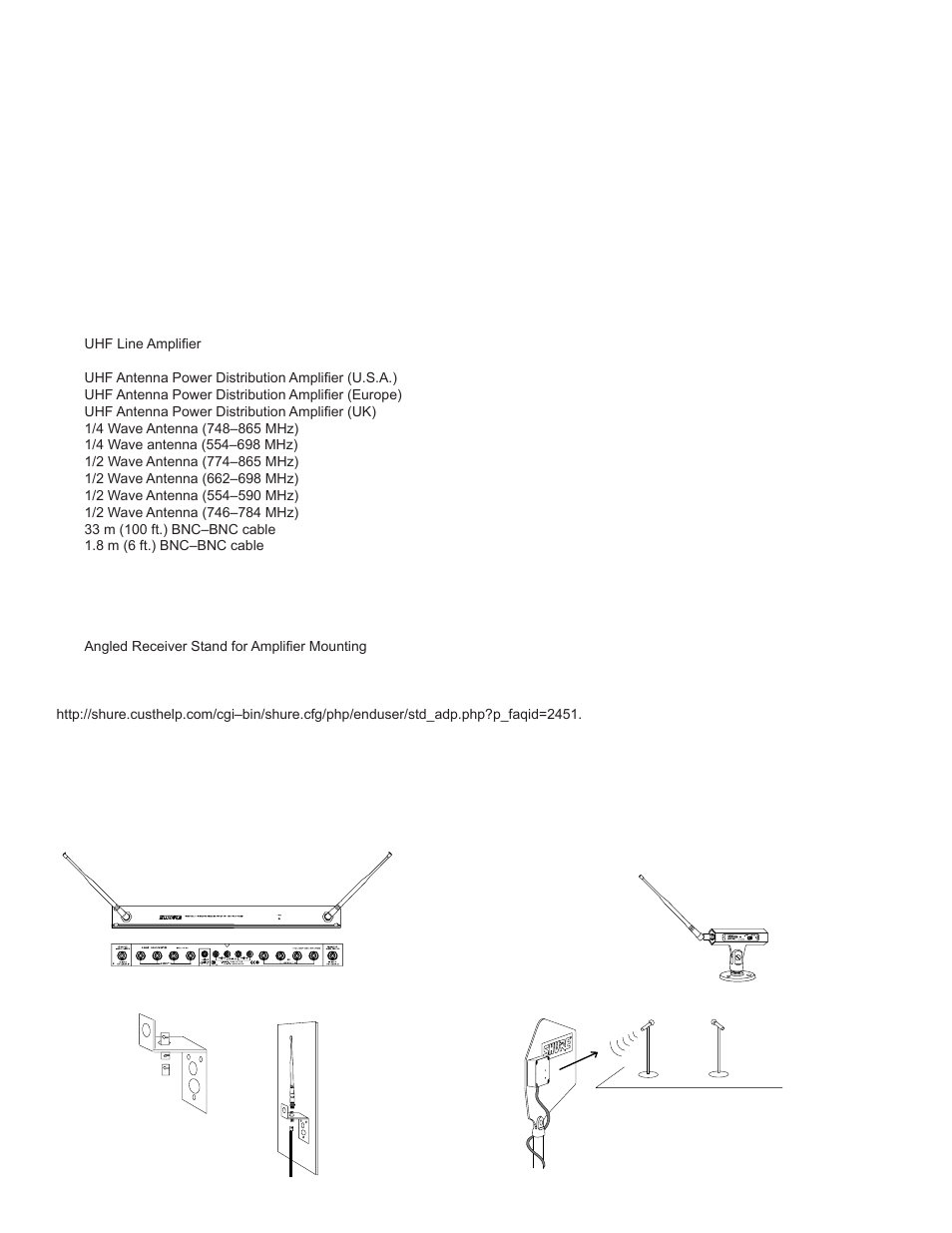 Shure ULX Wireless System User Manual | Page 24 / 28