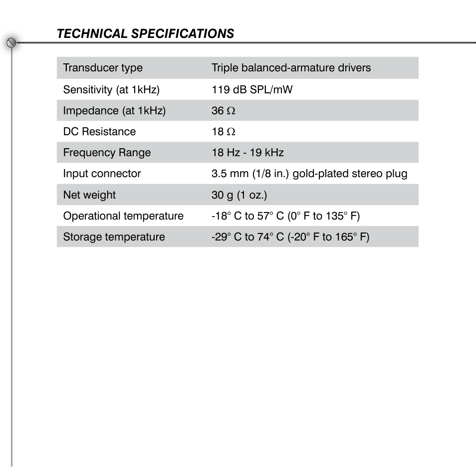 Shure SE530 User Manual | Page 8 / 12