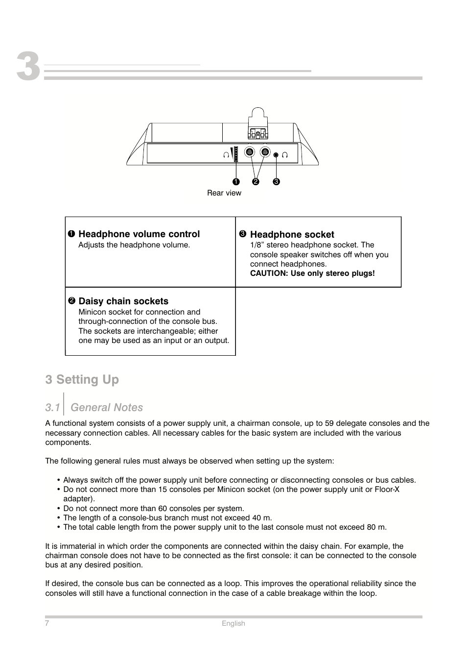 3 setting up | Shure Conference Phone User Manual | Page 8 / 25