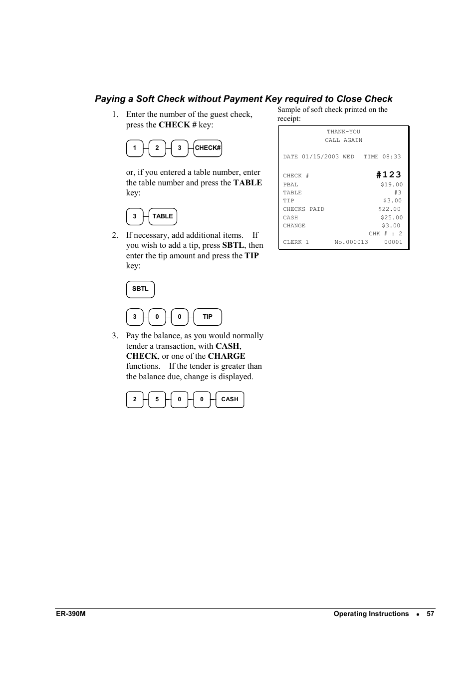 Sam4s ER-390M User Manual | Page 65 / 187