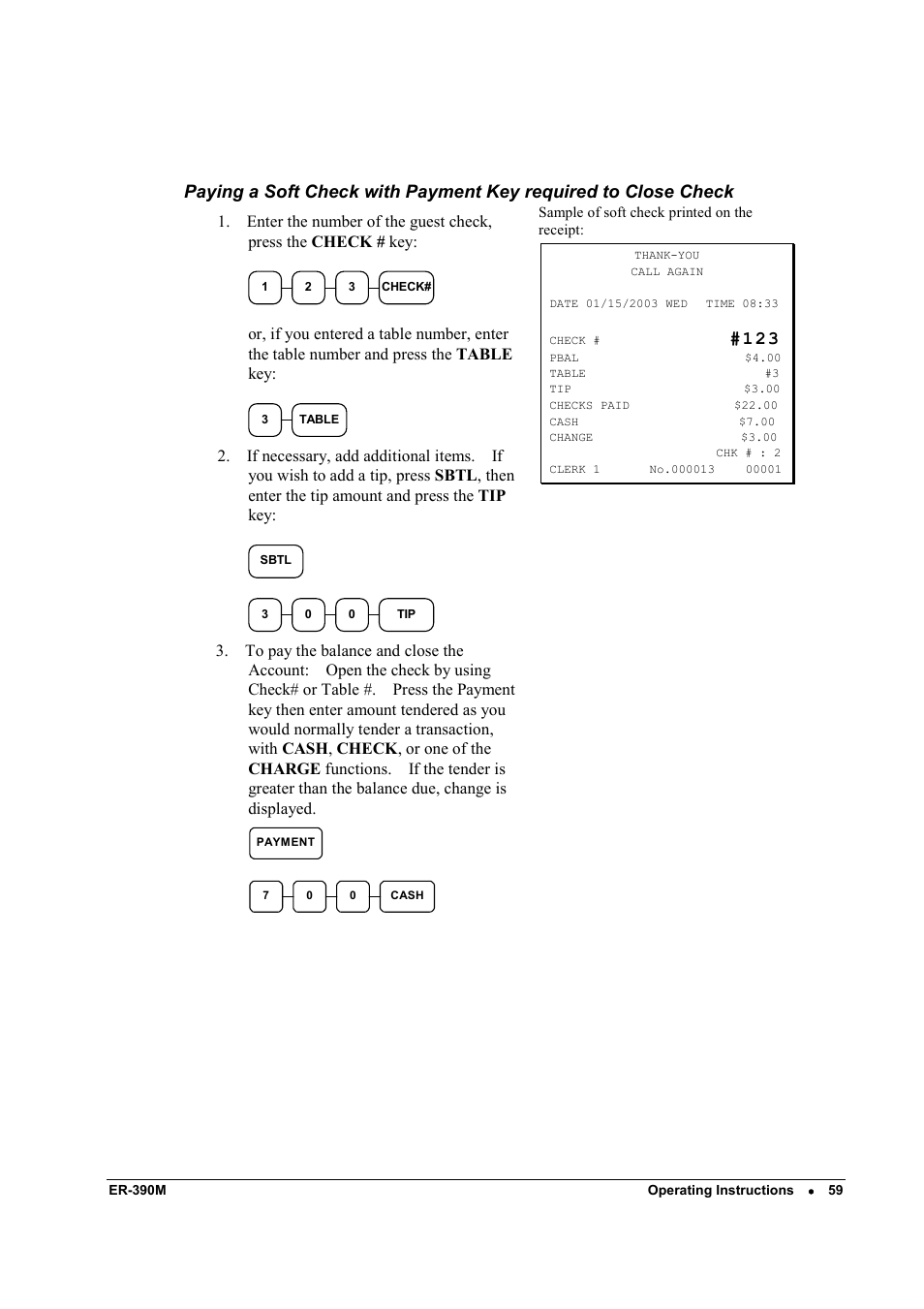 Sam4s ER-390M User Manual | Page 67 / 187