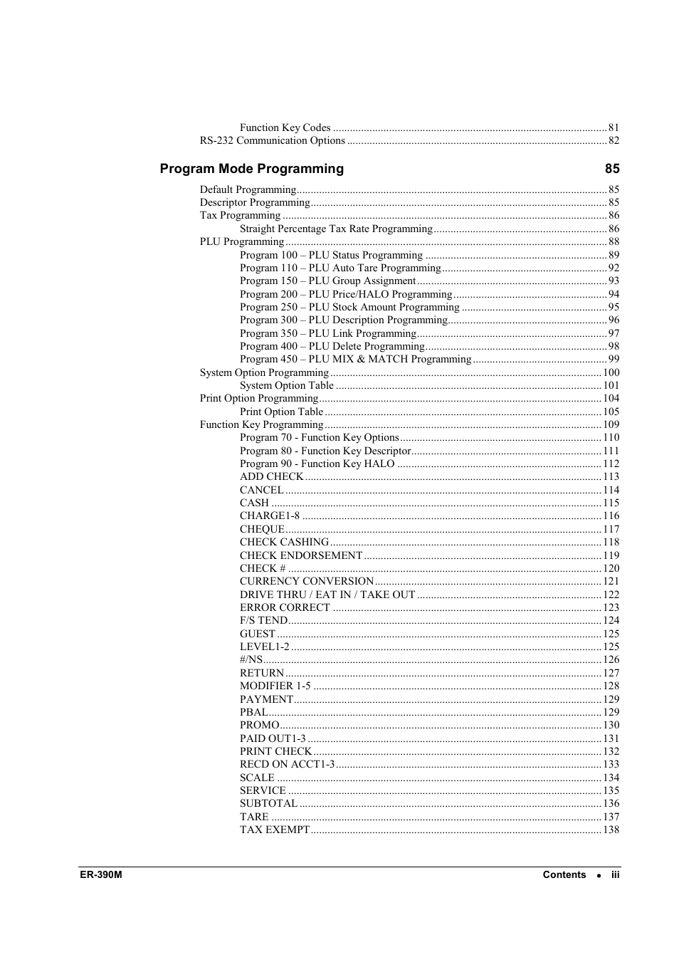 Sam4s ER-390M User Manual | Page 7 / 187