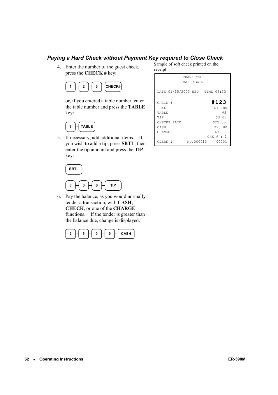 Sam4s ER-390M User Manual | Page 70 / 187