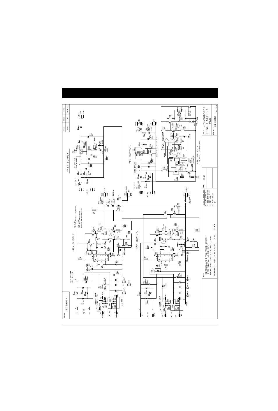 Circuit diagram (1) | SoundCraft CPS275 User Manual | Page 16 / 26