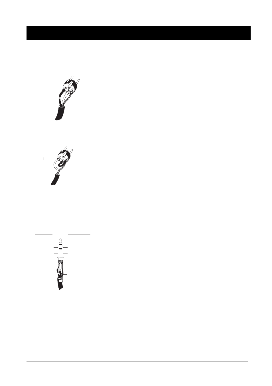 Connections, Inputs, Wiring conventions | Xlrs, Jack sockets | SoundCraft D-Mix 500 User Manual | Page 17 / 36