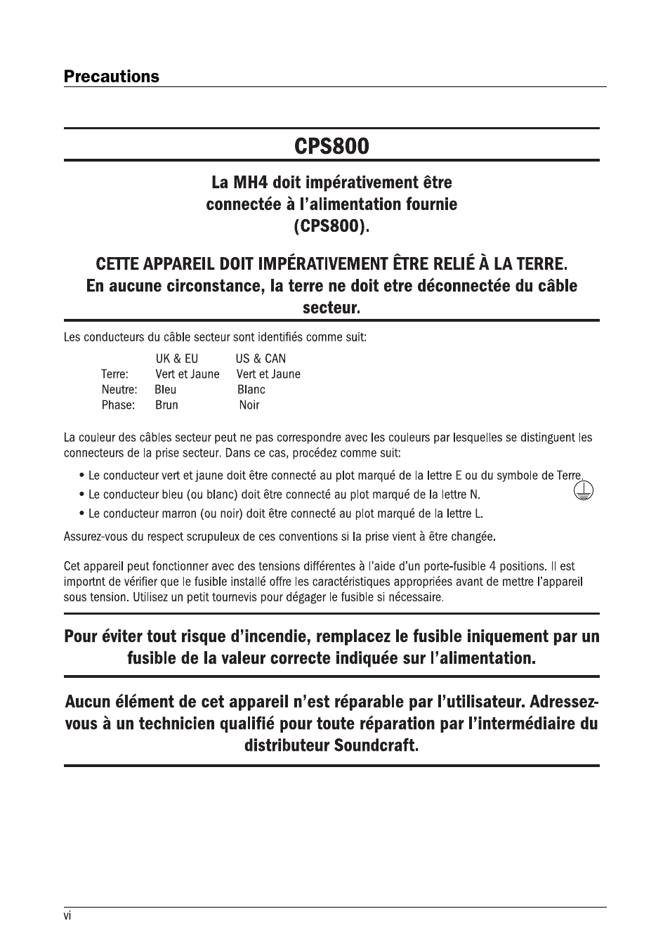 SoundCraft MH4 User Manual | Page 6 / 10