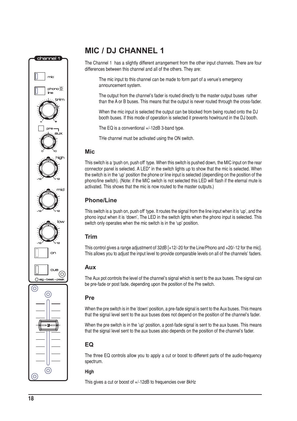 Using the console | SoundCraft UREI  1603 User Manual | Page 18 / 32