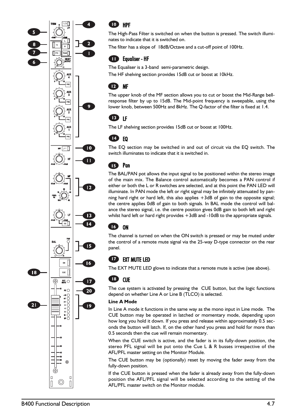 SoundCraft B400 User Manual | Page 35 / 60