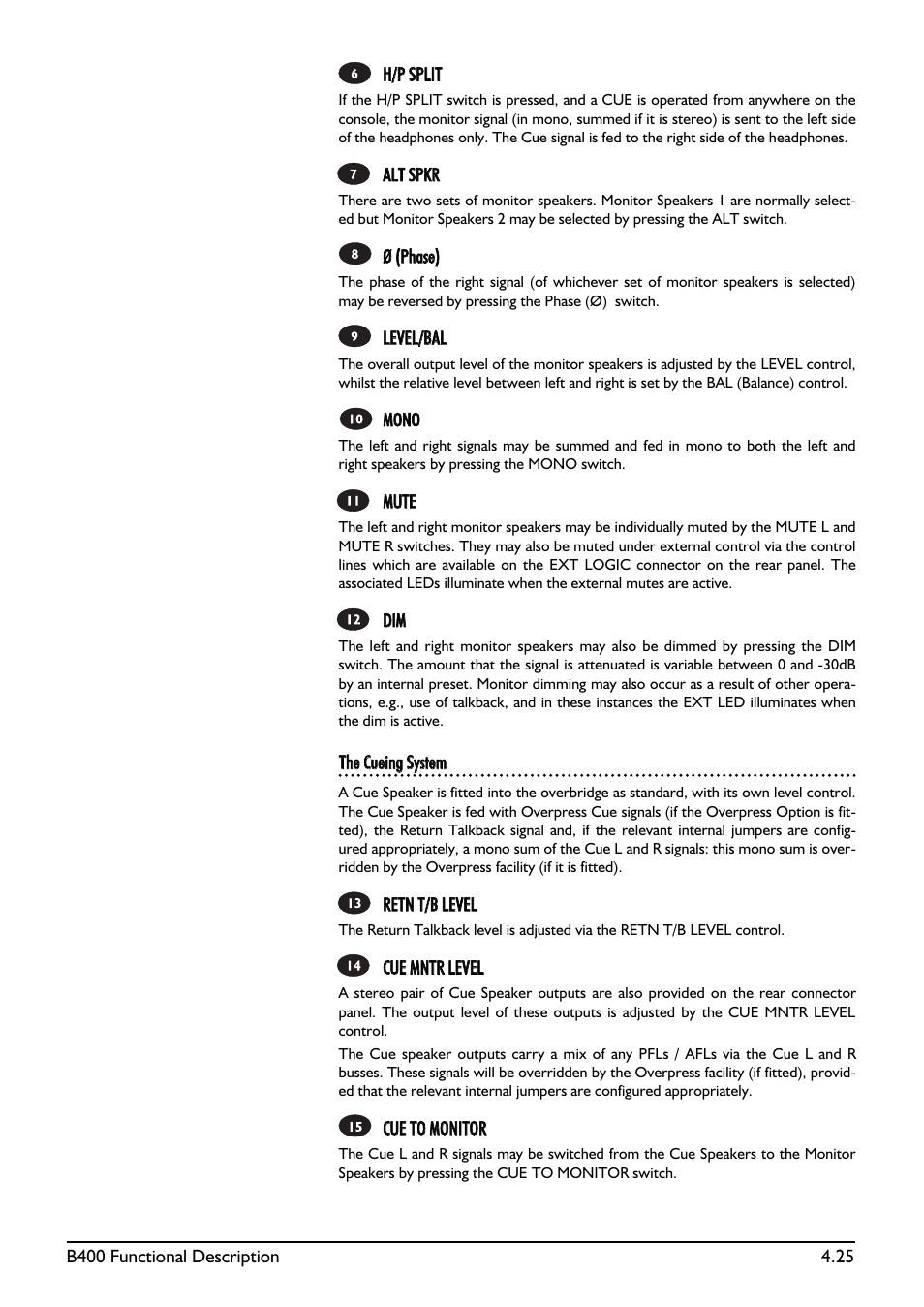 SoundCraft B400 User Manual | Page 53 / 60