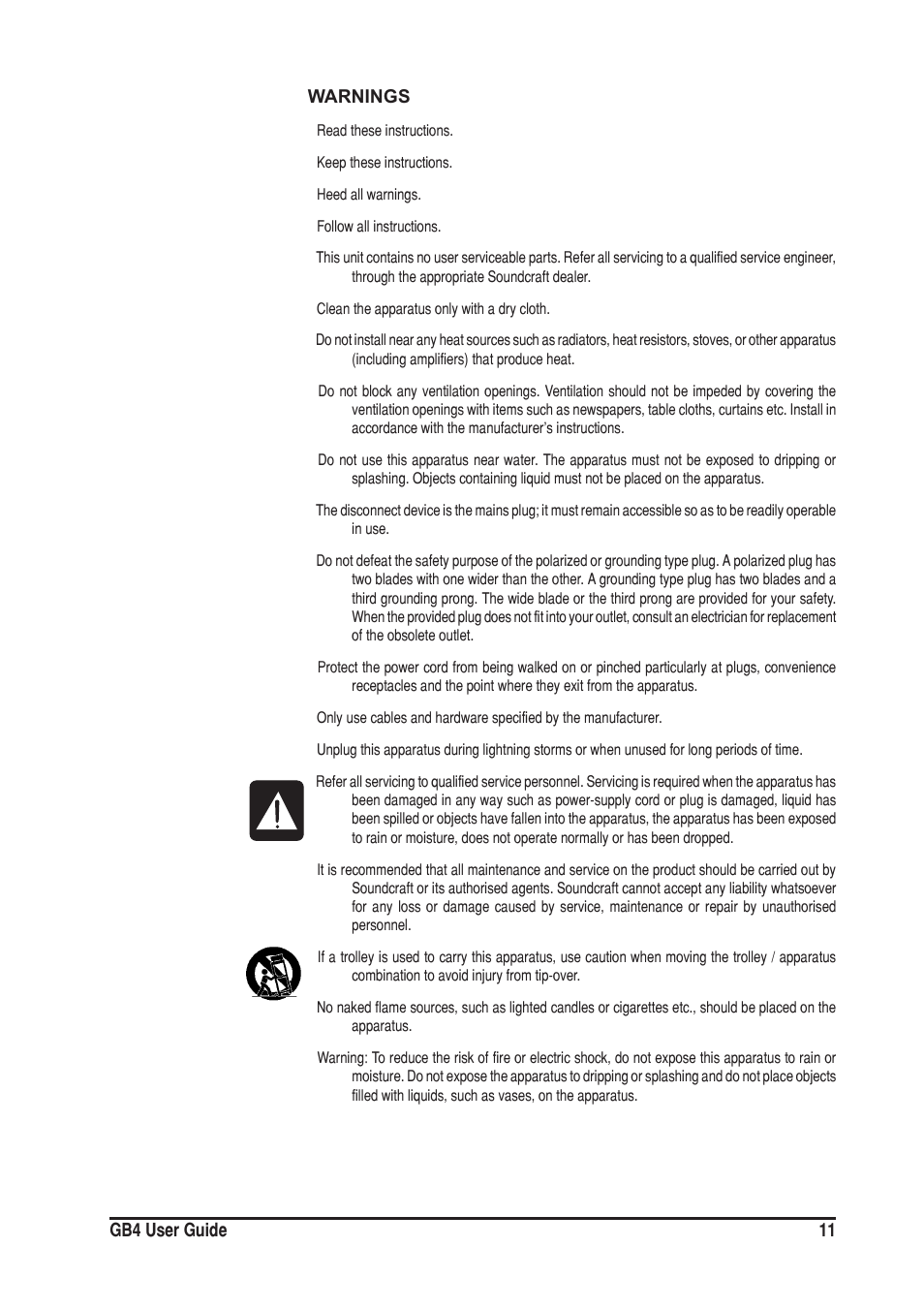 SoundCraft GB4 User Manual | Page 11 / 40