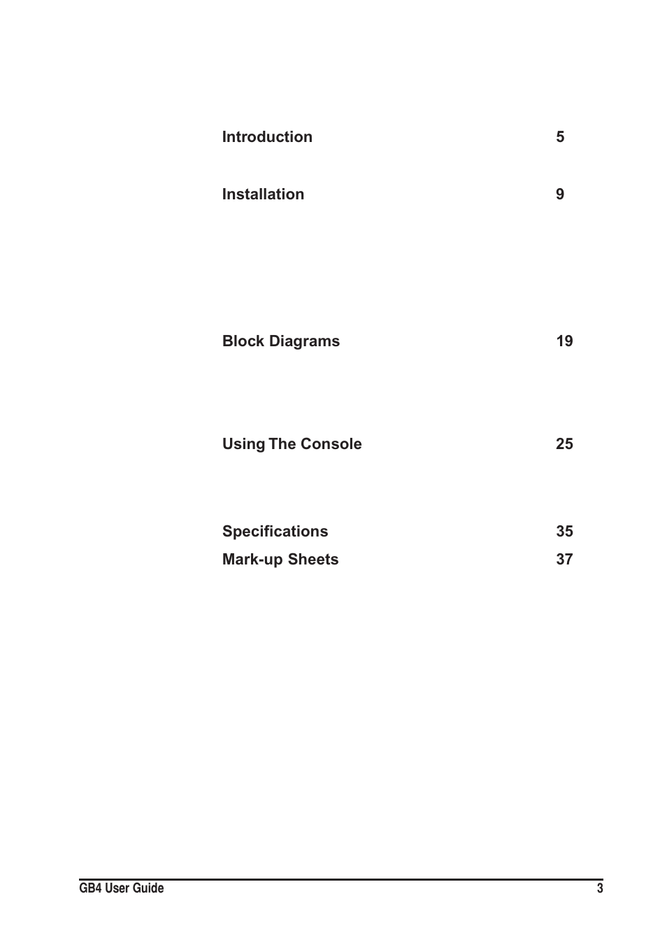 SoundCraft GB4 User Manual | Page 3 / 40