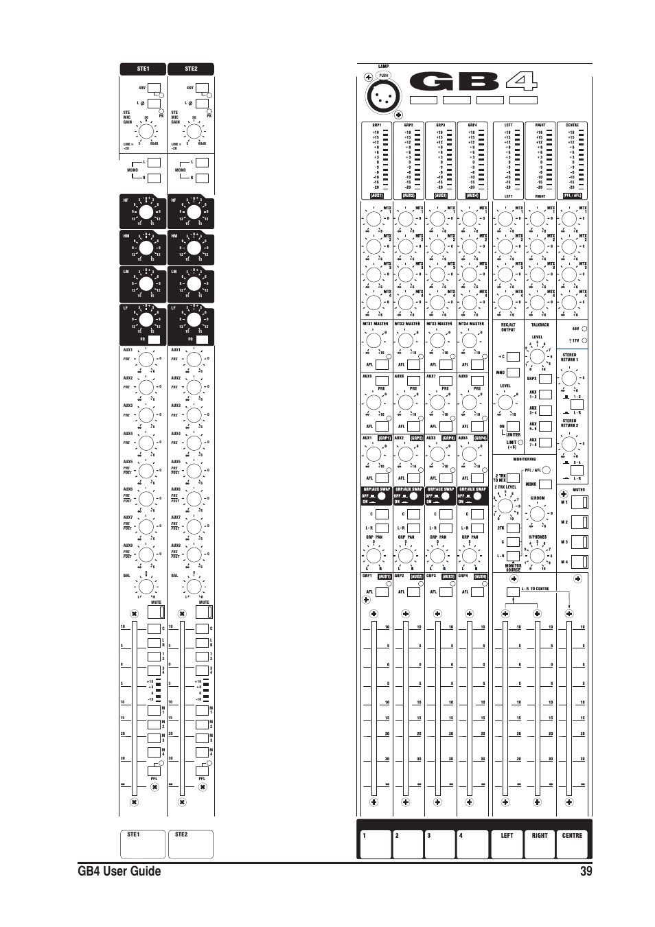 39 gb4 user guide | SoundCraft GB4 User Manual | Page 39 / 40