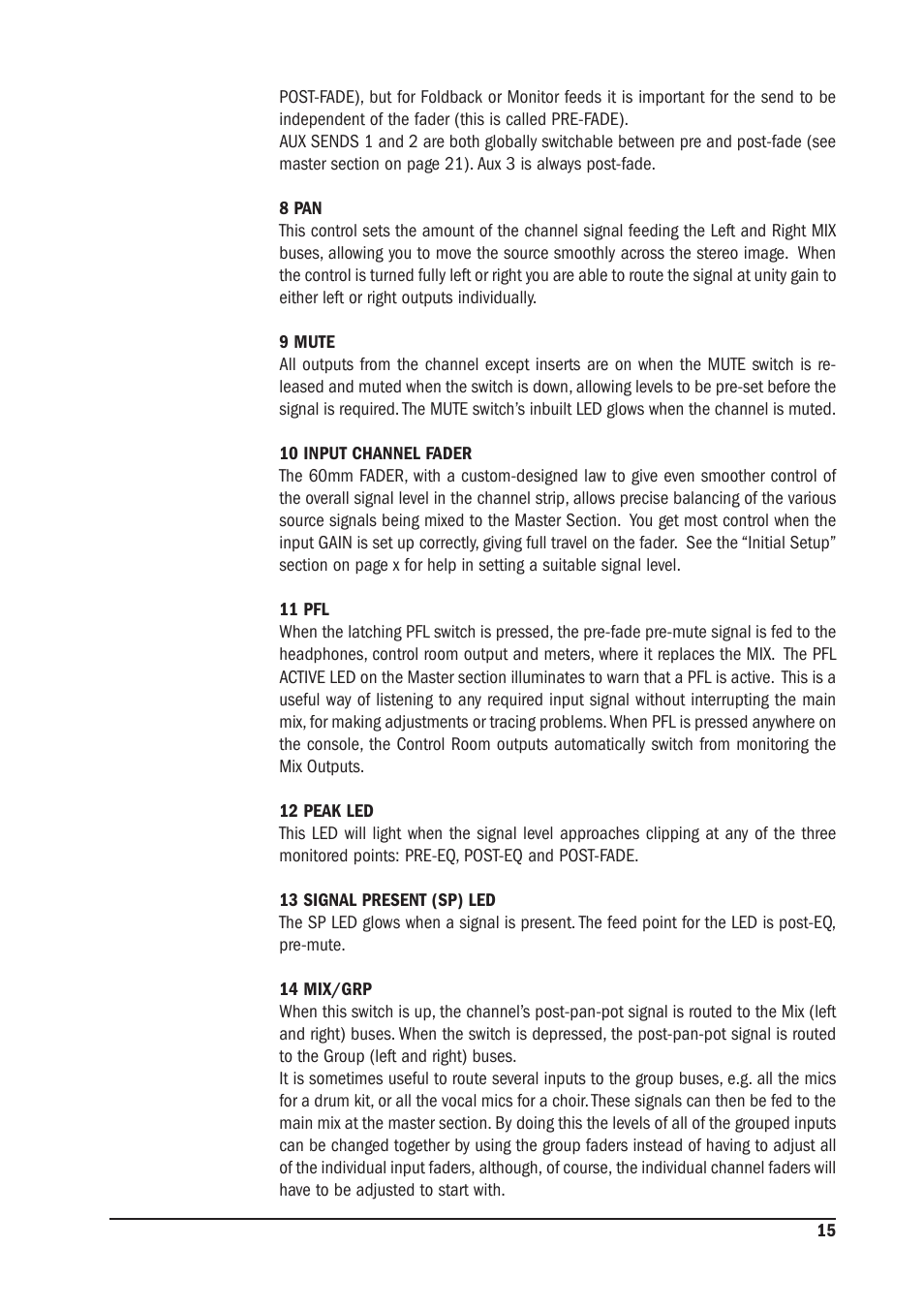 SoundCraft MPM 20/2 User Manual | Page 15 / 32