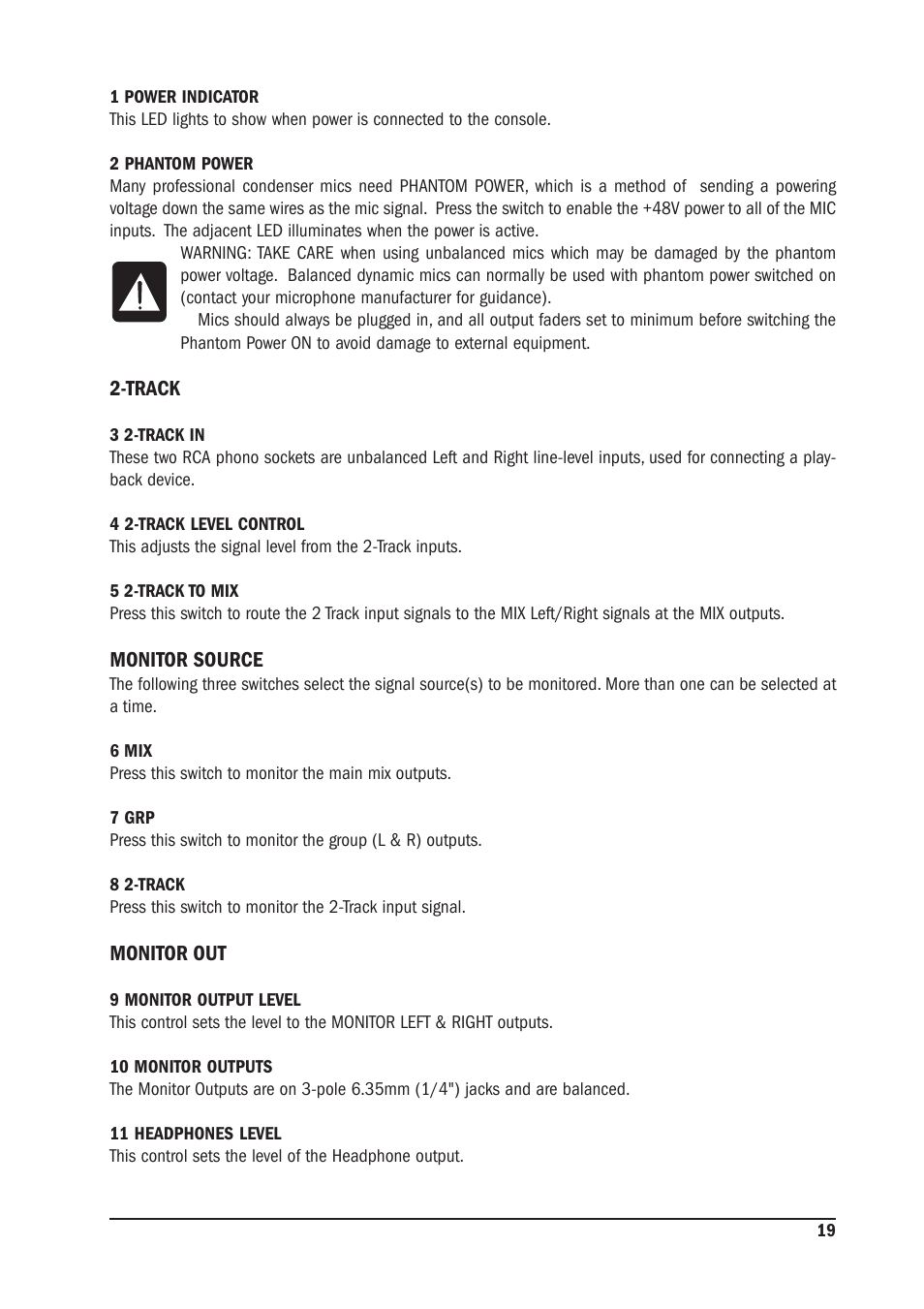 SoundCraft MPM 20/2 User Manual | Page 19 / 32