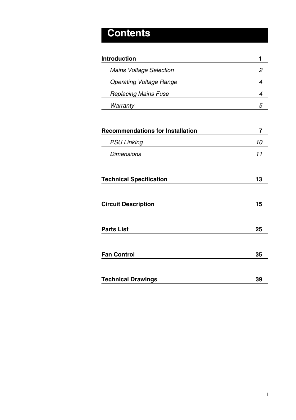 SoundCraft CPS2000 User Manual | Page 3 / 52