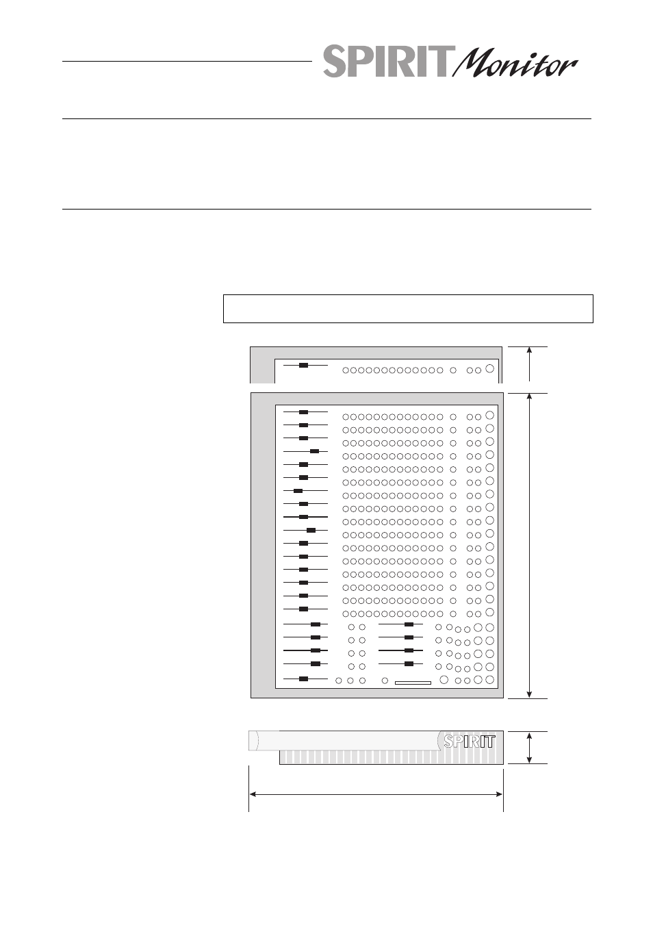 Dimensions | SoundCraft Spirit Monitor User Manual | Page 27 / 28