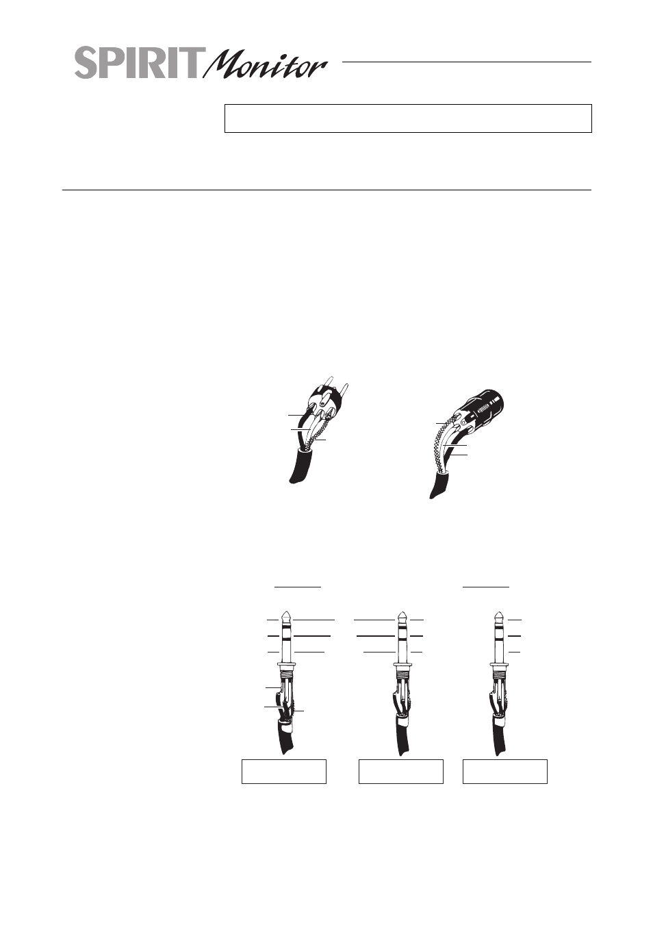 Getting started | SoundCraft Spirit Monitor User Manual | Page 8 / 28