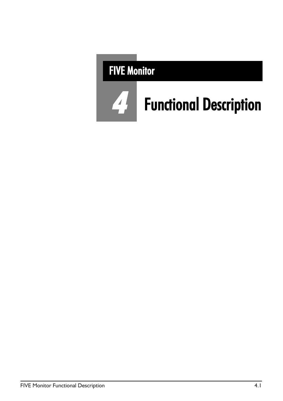 4 - functional description, Functional description, Ffuunnccttiioonnaall ddeessccrriippttiioonn | SoundCraft Five Monitor Series User Manual | Page 27 / 50