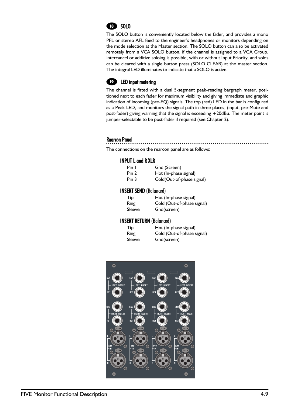 SoundCraft Five Monitor Series User Manual | Page 35 / 50