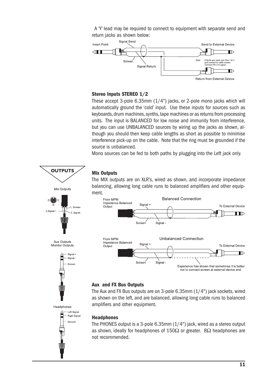 SoundCraft MFX User Manual | Page 11 / 48