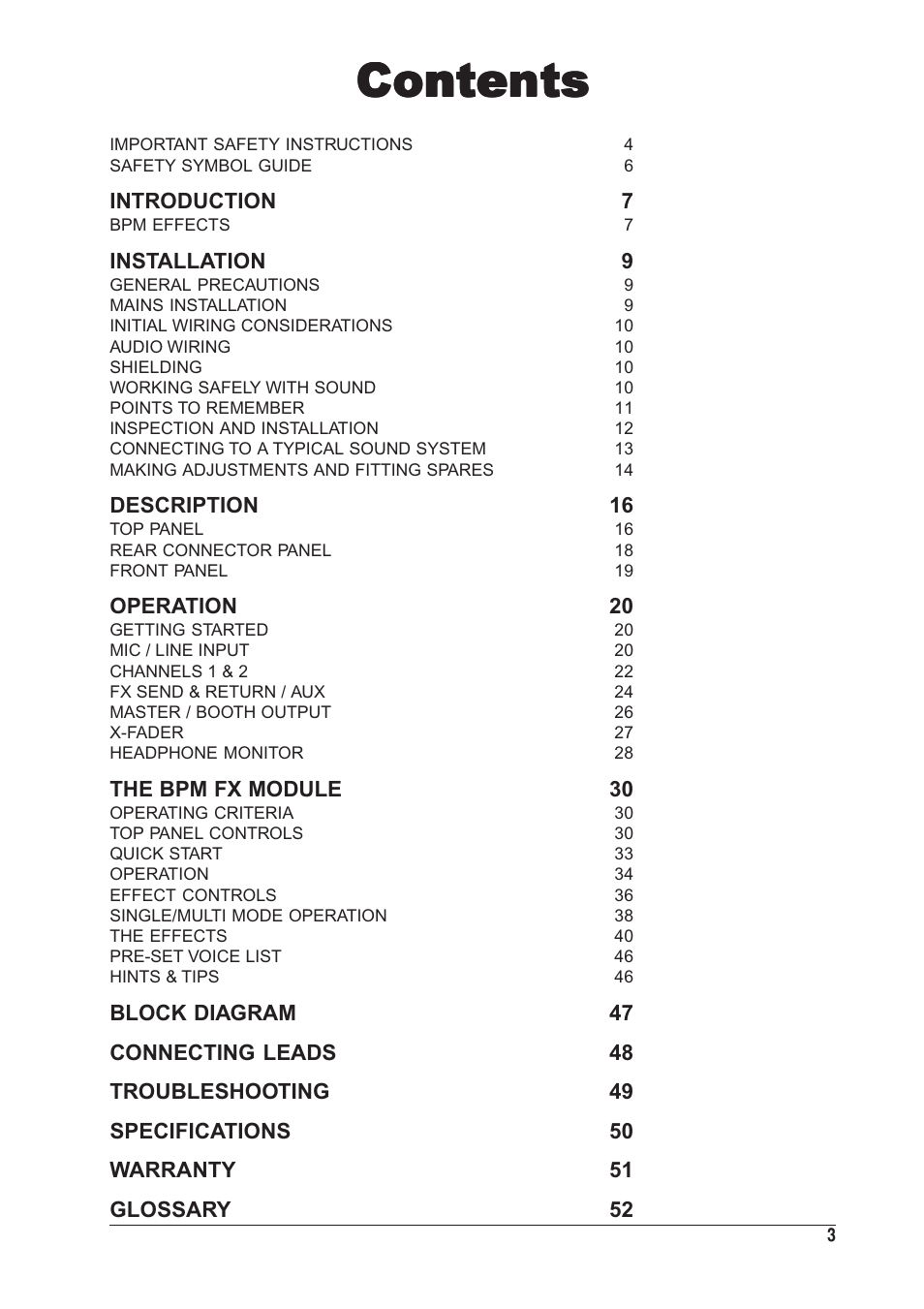 SoundCraft UREI 1601E User Manual | Page 3 / 56