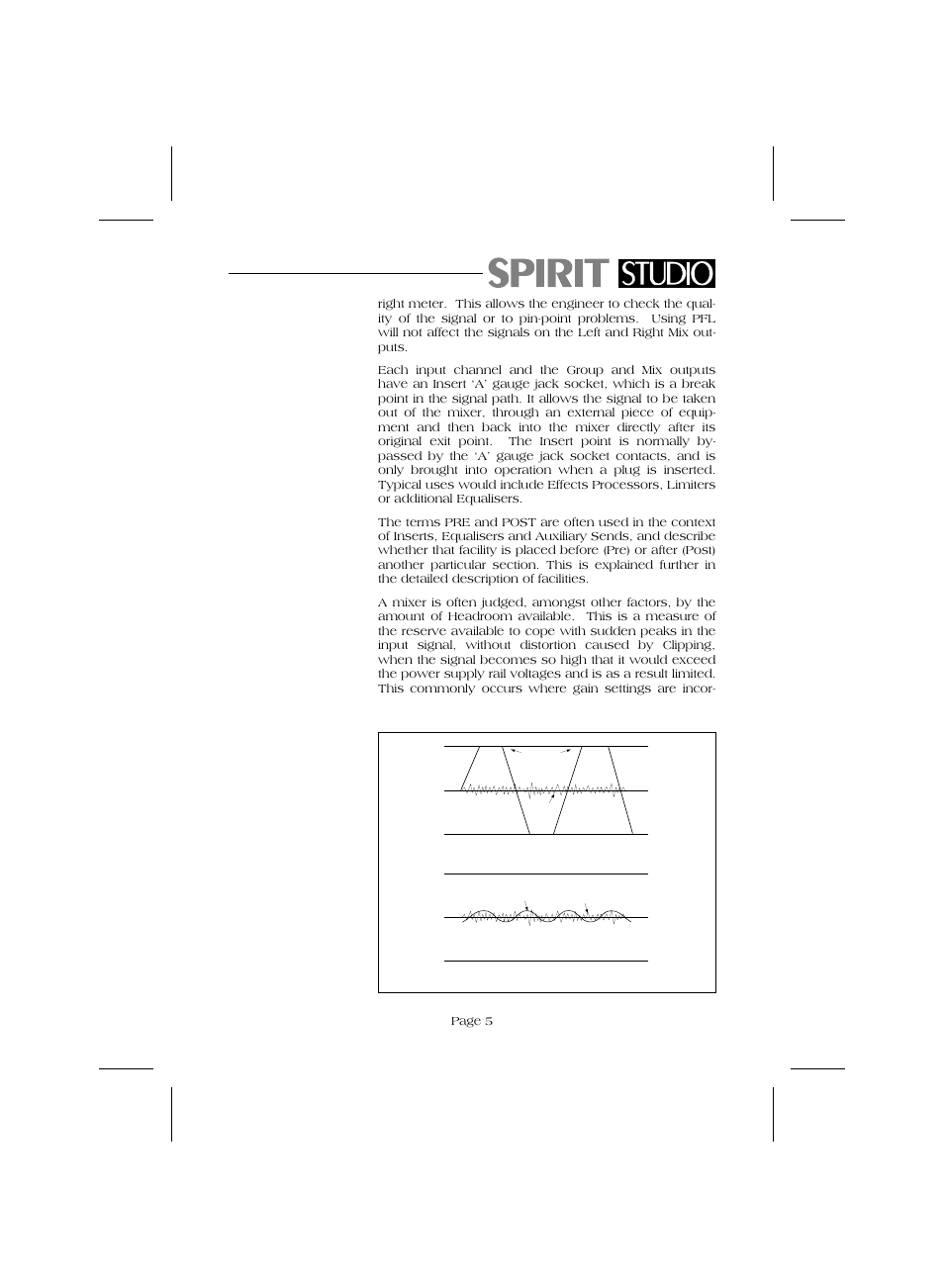 SoundCraft Audio Mixing Console Model Spirit Studio User Manual | Page 7 / 38