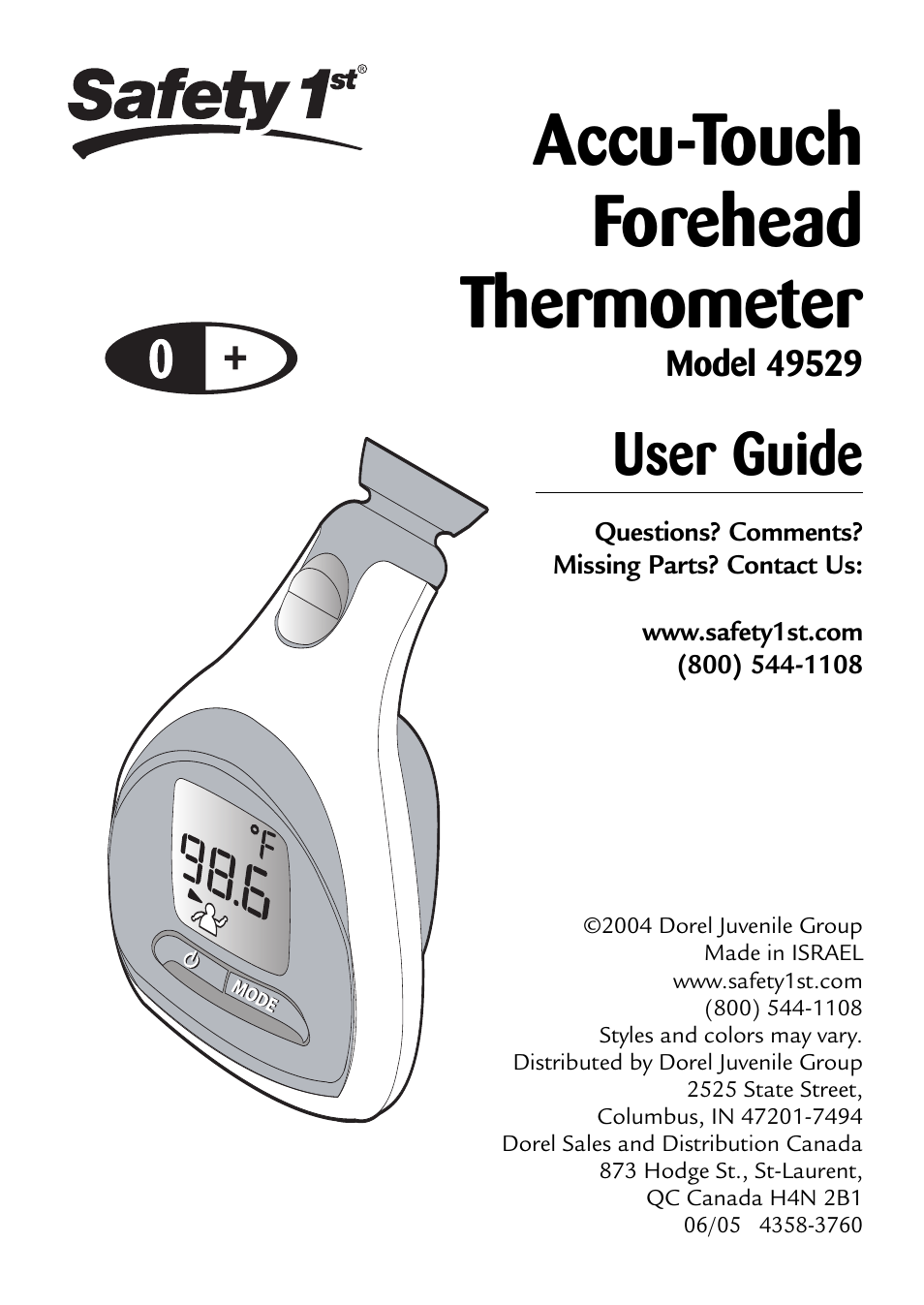 Safety 1st 49529 User Manual | 26 pages