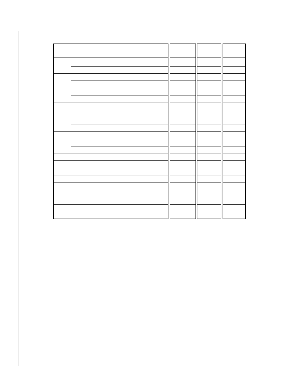 Replacement parts list | Superior UNVENTED GAS LOG ROOM HEATERS VFGL-28VSP-4 SERIES User Manual | Page 16 / 20