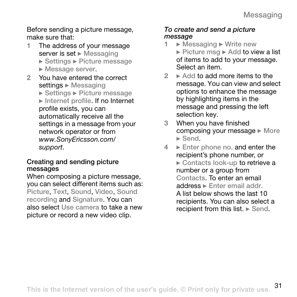 Superior W800I User Manual | Page 31 / 49