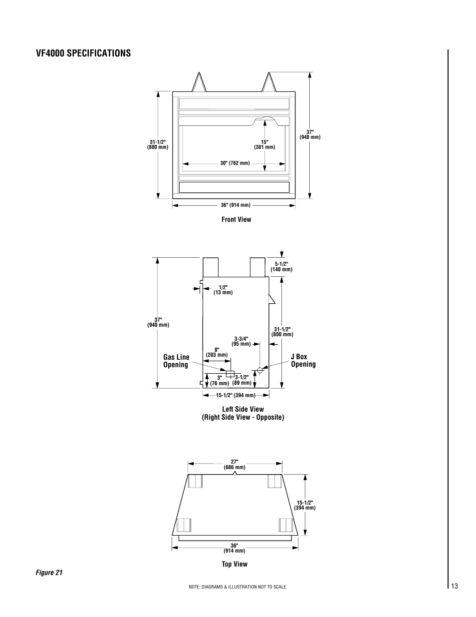 Vf4000 specifications | Superior VF4000-CHP-2 User Manual | Page 13 / 20