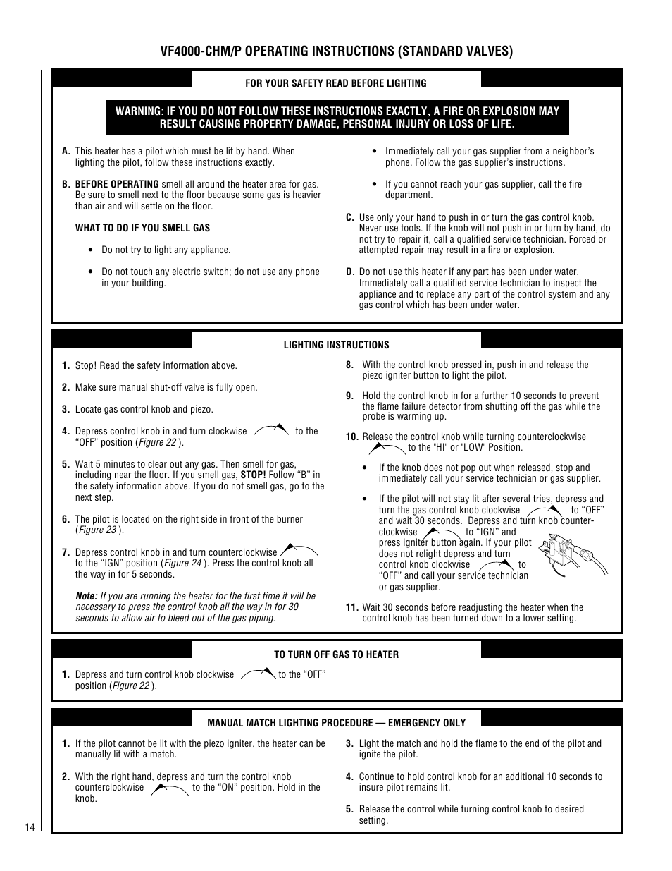 Superior VF4000-CHP-2 User Manual | Page 14 / 20