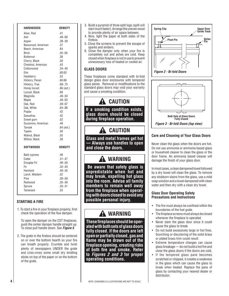 Warning, Caution | Superior CST38MH User Manual | Page 4 / 8