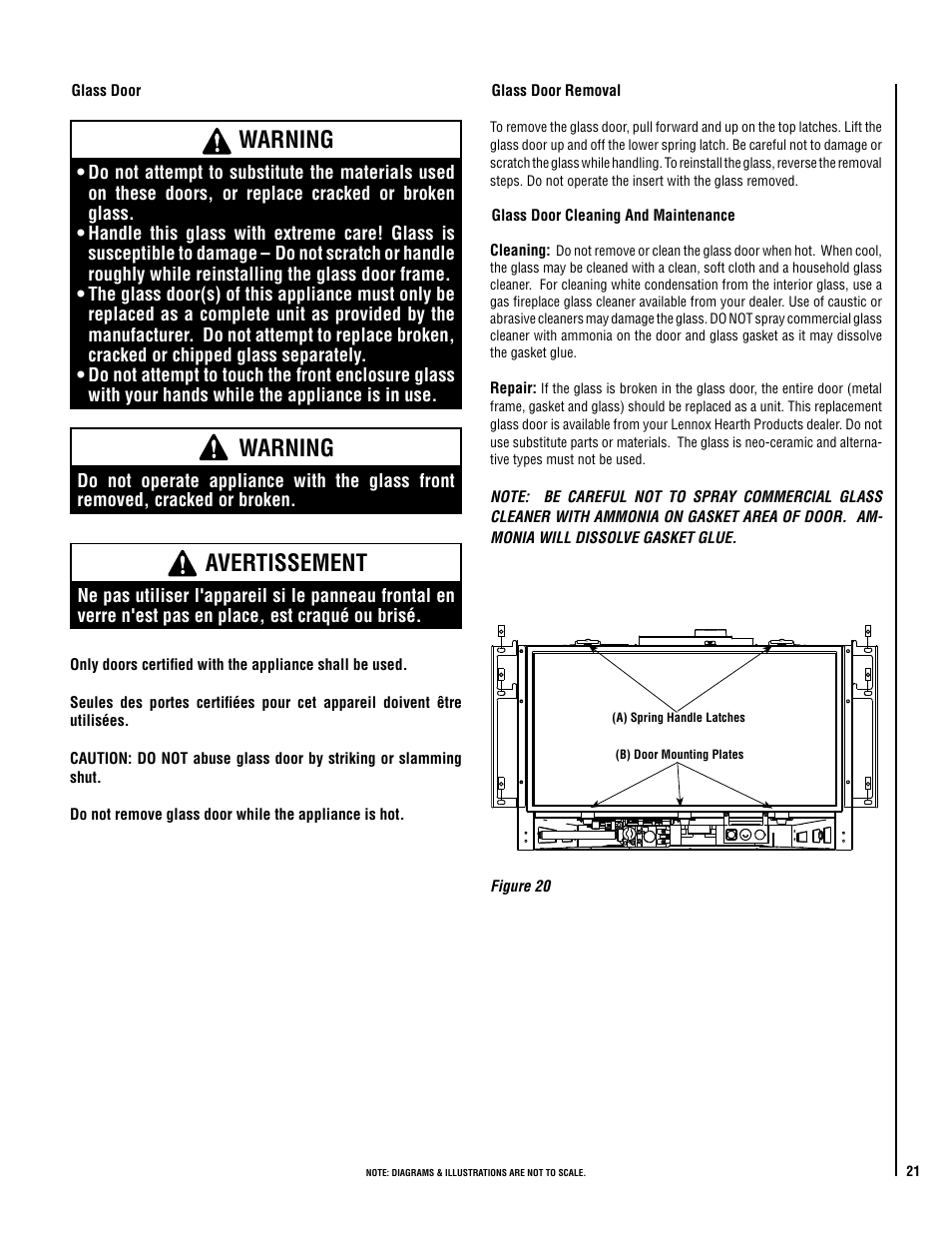 Warning, Avertissement | Superior SDVI User Manual | Page 21 / 28