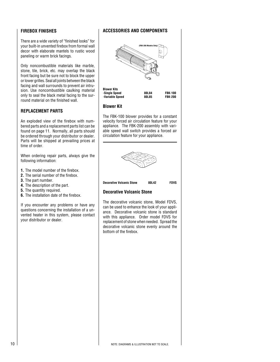 Superior UNVENTED FIREBOXES UVFC-500 User Manual | Page 10 / 12