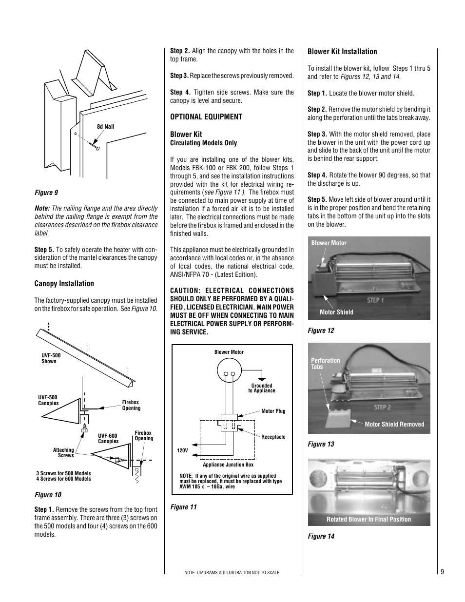 Superior UNVENTED FIREBOXES UVFC-500 User Manual | Page 9 / 12