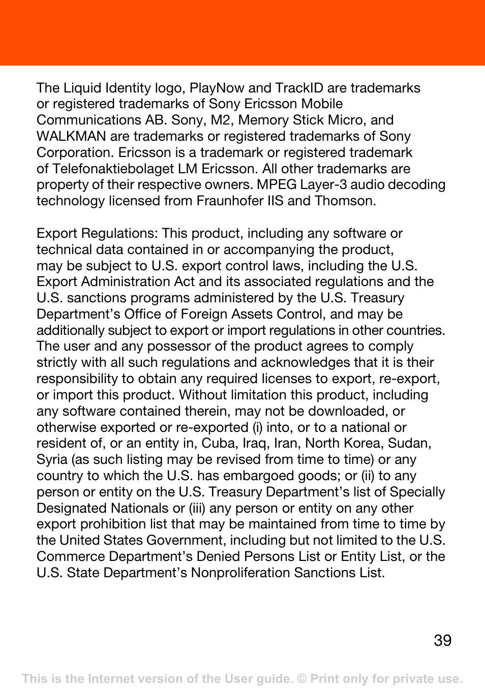 Superior W302 User Manual | Page 39 / 42