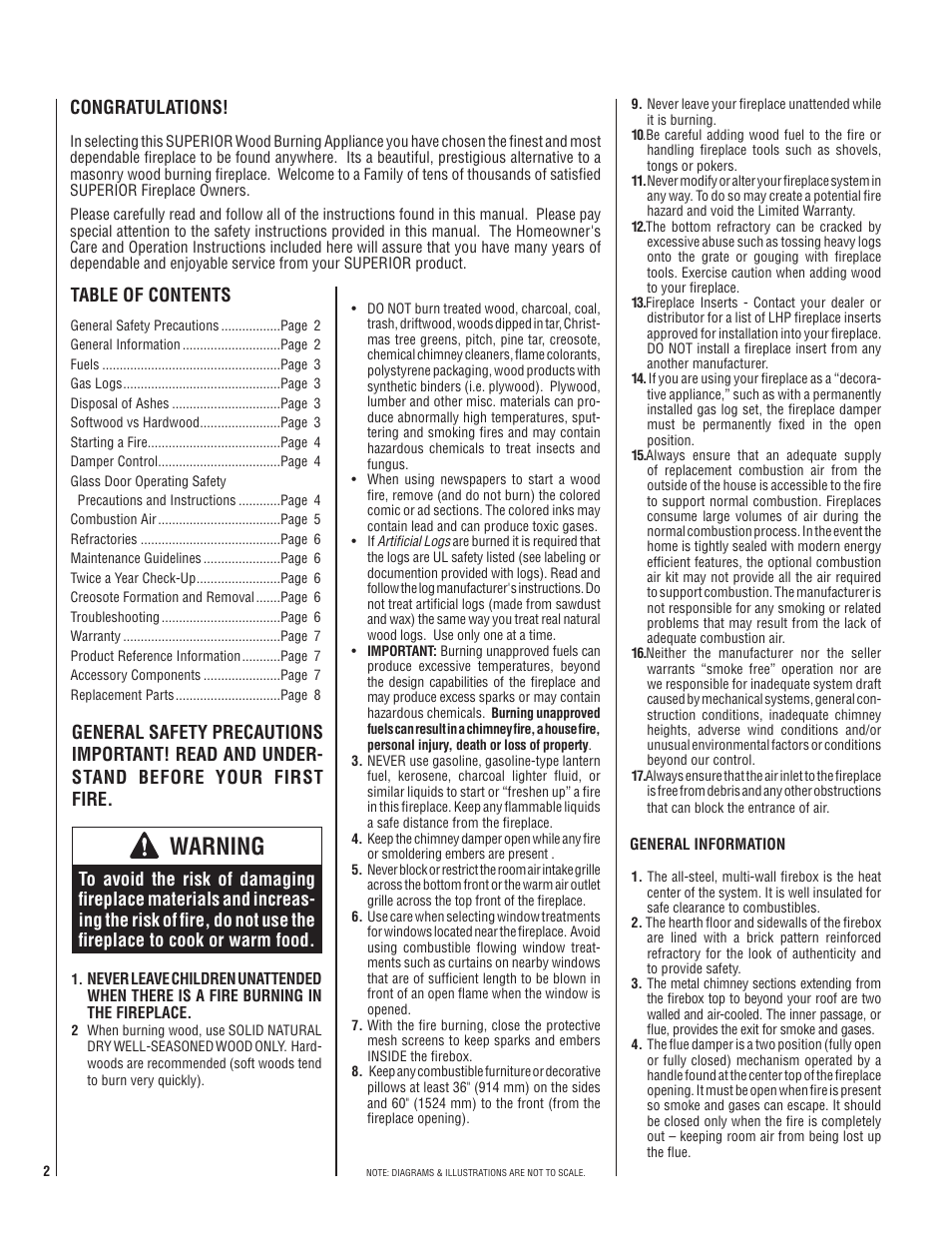 Superior HCD36MH User Manual | Page 2 / 8