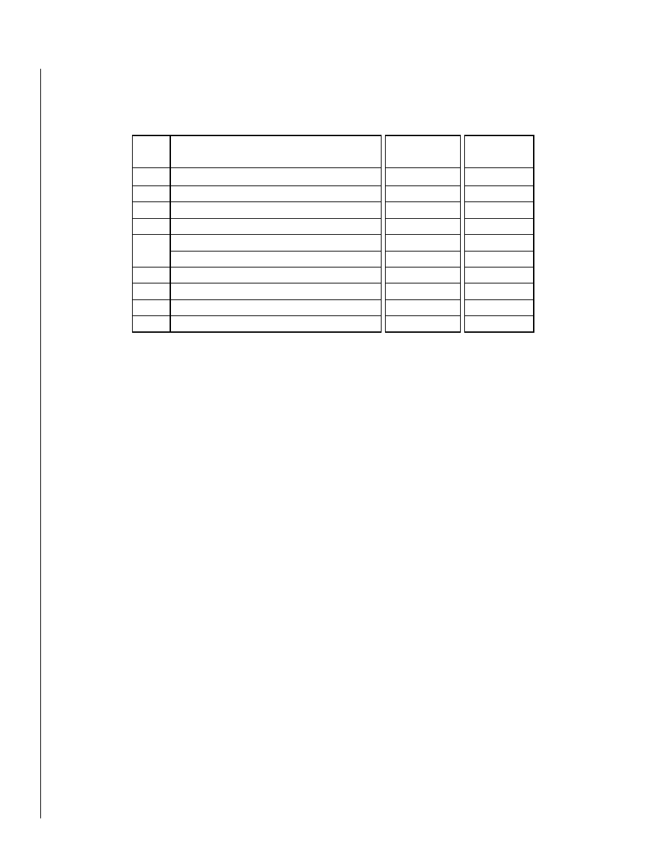 Replacement parts list | Superior VFST-27VSN-2 User Manual | Page 12 / 16