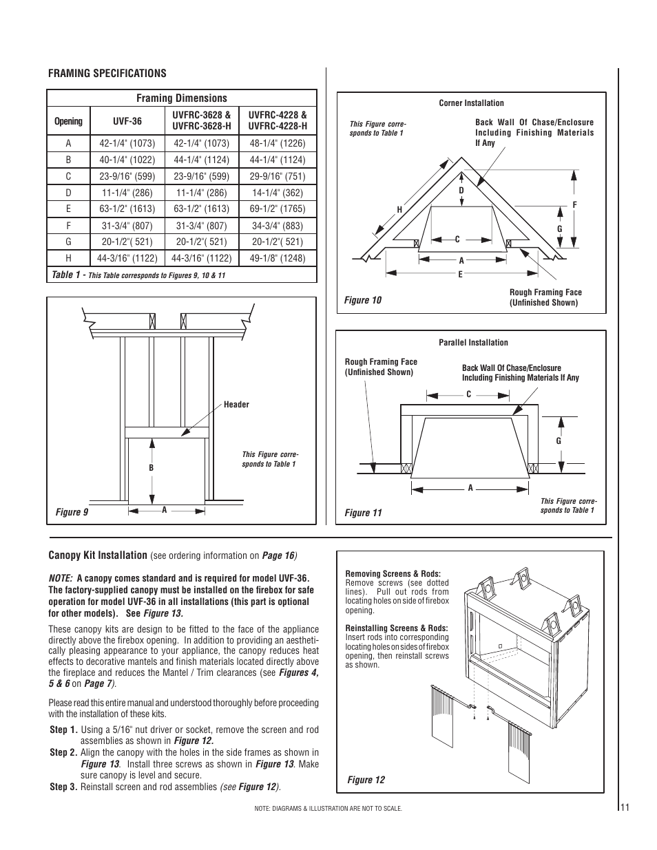 Superior UVFRC-4228-H User Manual | Page 11 / 20