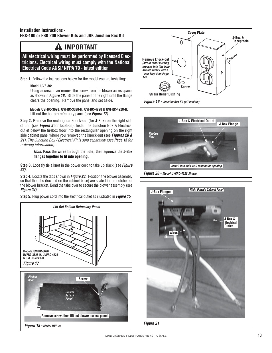 Important | Superior UVFRC-4228-H User Manual | Page 13 / 20