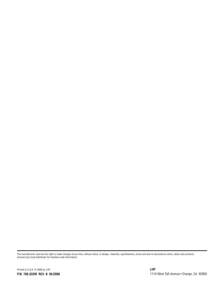 Superior UVFRC-4228-H User Manual | Page 20 / 20