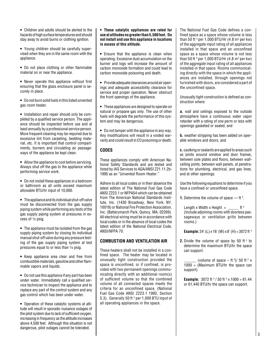 Superior STANDARD SERIES CF6500-CMN User Manual | Page 3 / 20